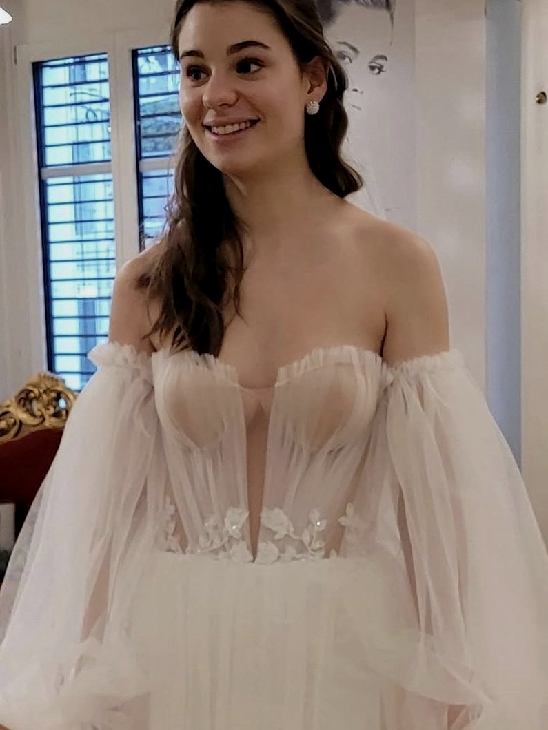 Brautkleid vor der Anpassung